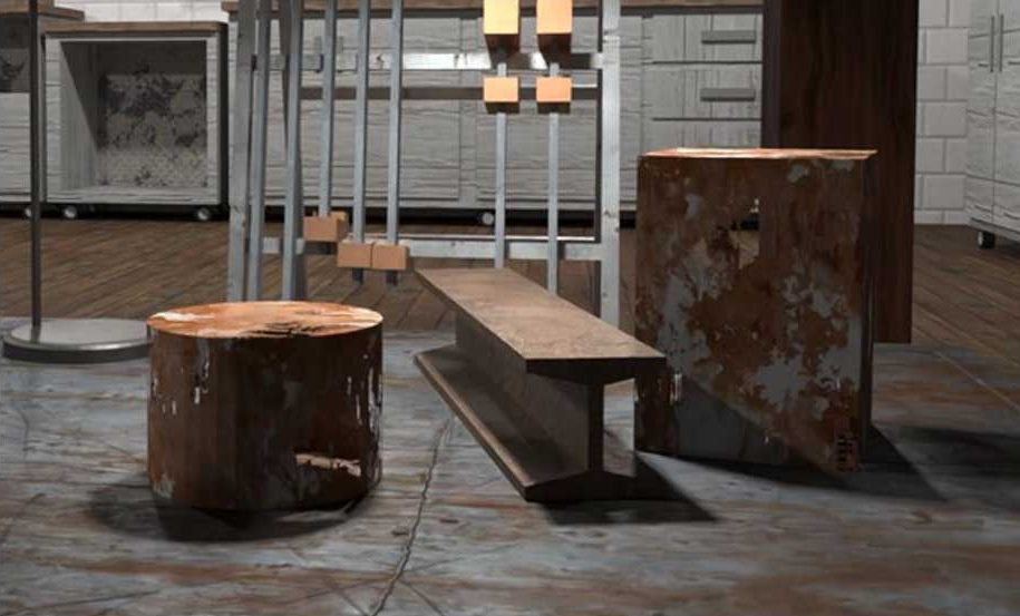 Material Sample Room Scene